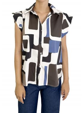 Camicia con forme geometriche